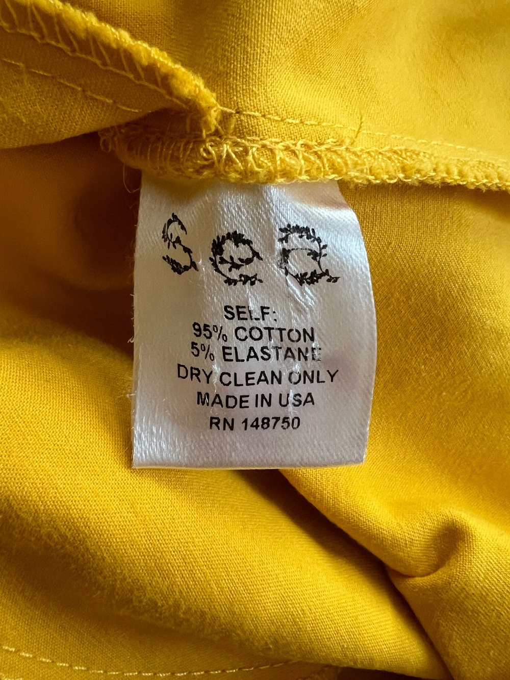 Sea New York Women’s Lennox Puff Sleeve Yellow Fit & Flare Mini Dress Size 4 - Picture 8 of 12